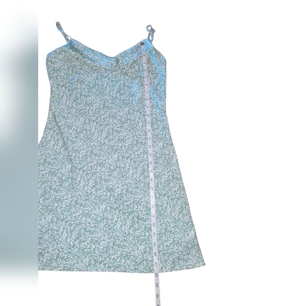 🛍️SHEIN Mint Green Floral Dress - Picture 2 of 5